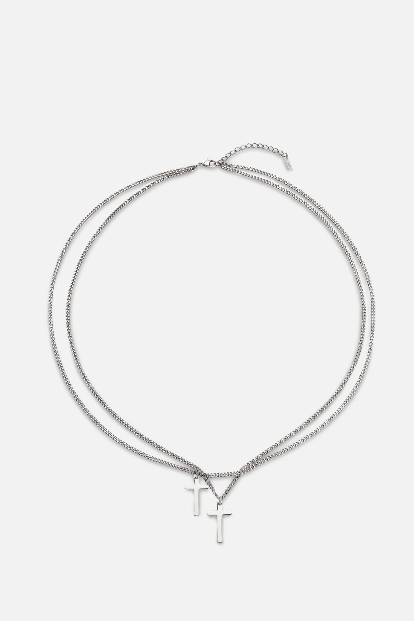 DOUBLE CROSS NECKLACE - Image 3