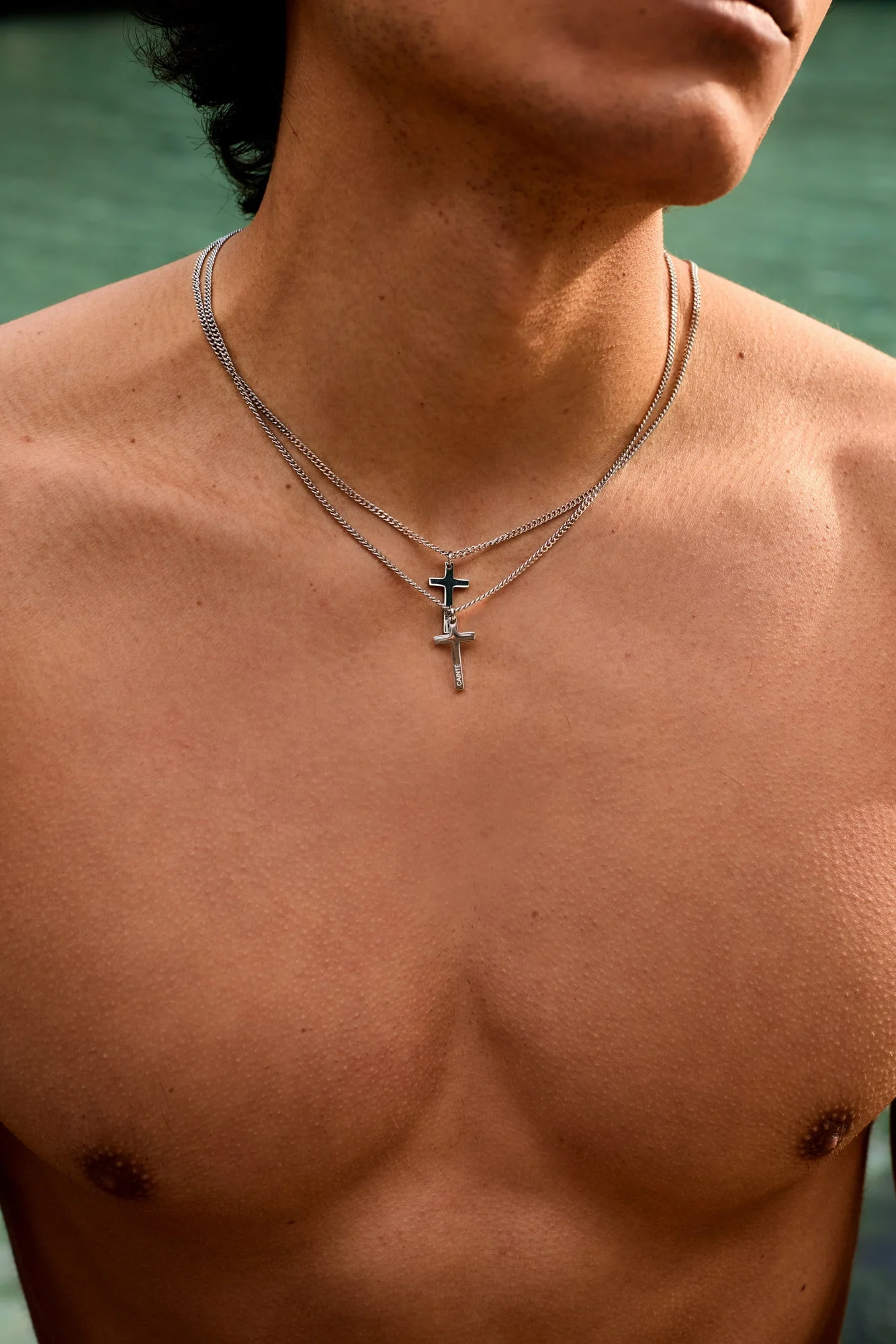 DOUBLE CROSS NECKLACE - Image 6