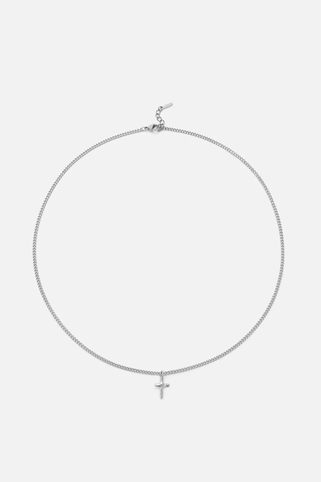 HAMMERED CROSS NECKLACE - Image 3