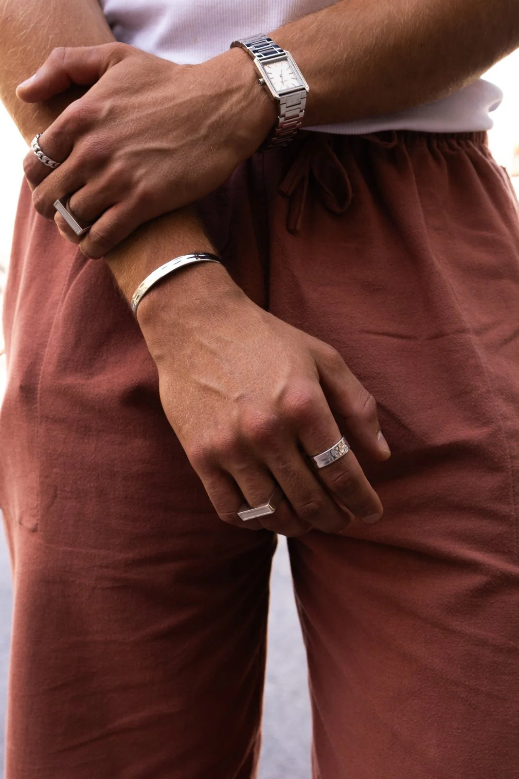HAMMERED RING 8MM - Image 6