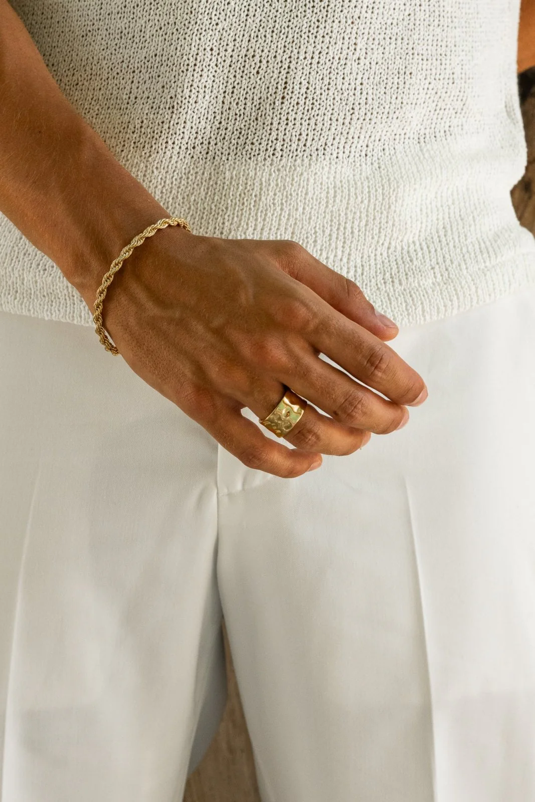 HAMMERED RING 12MM - Image 4