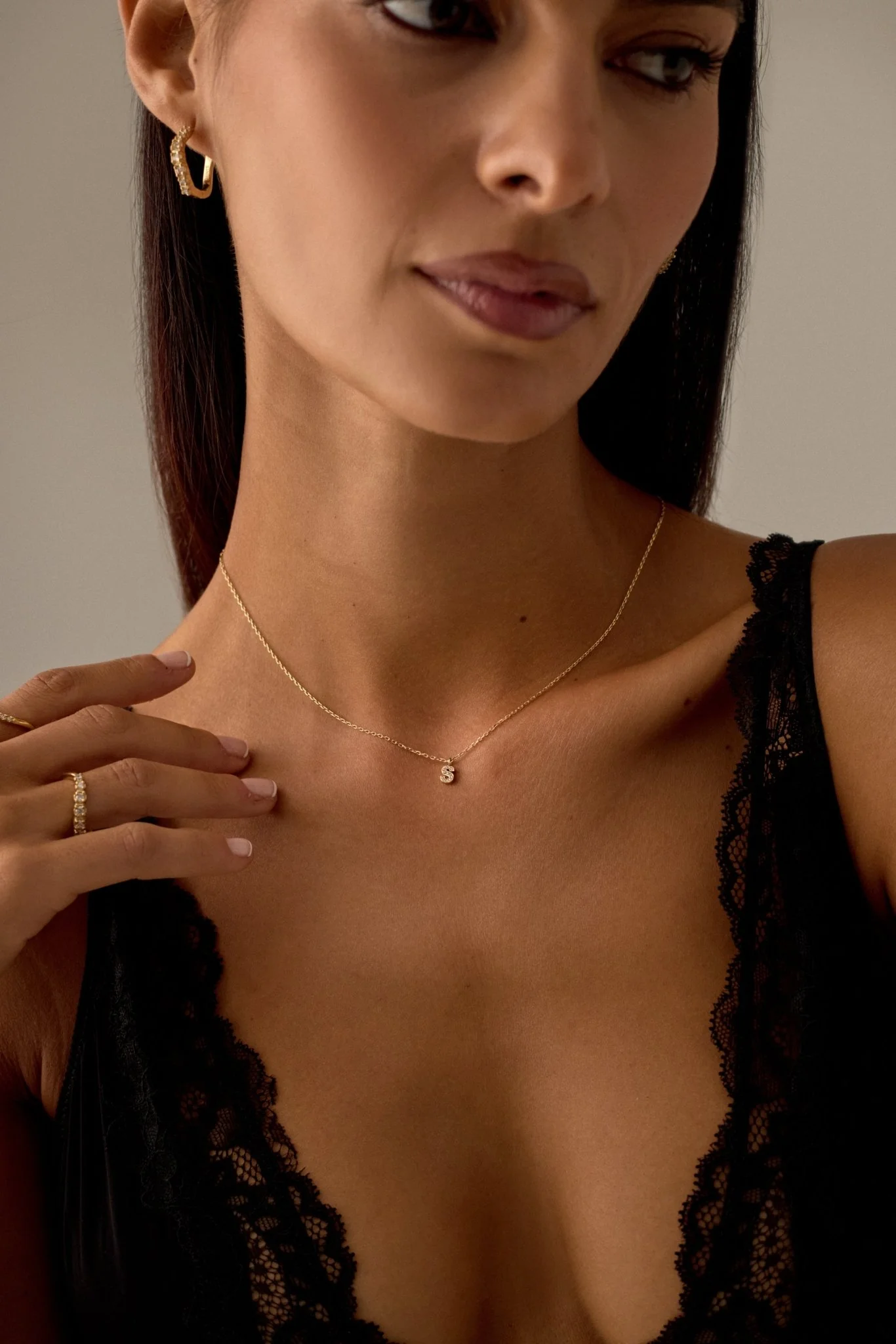LETTER NECKLACE (A-Z) - Image 34