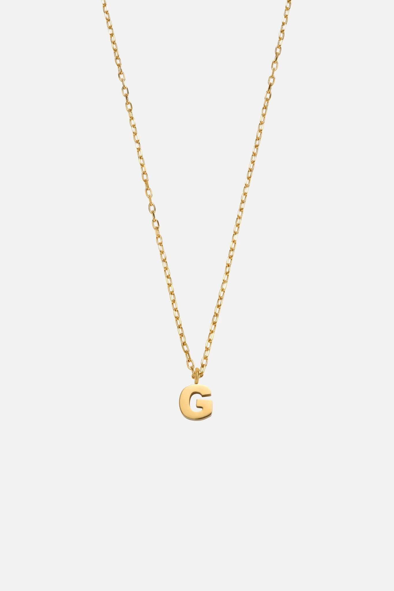 LETTER POLISHED NECKLACE (A-Z) - Image 13