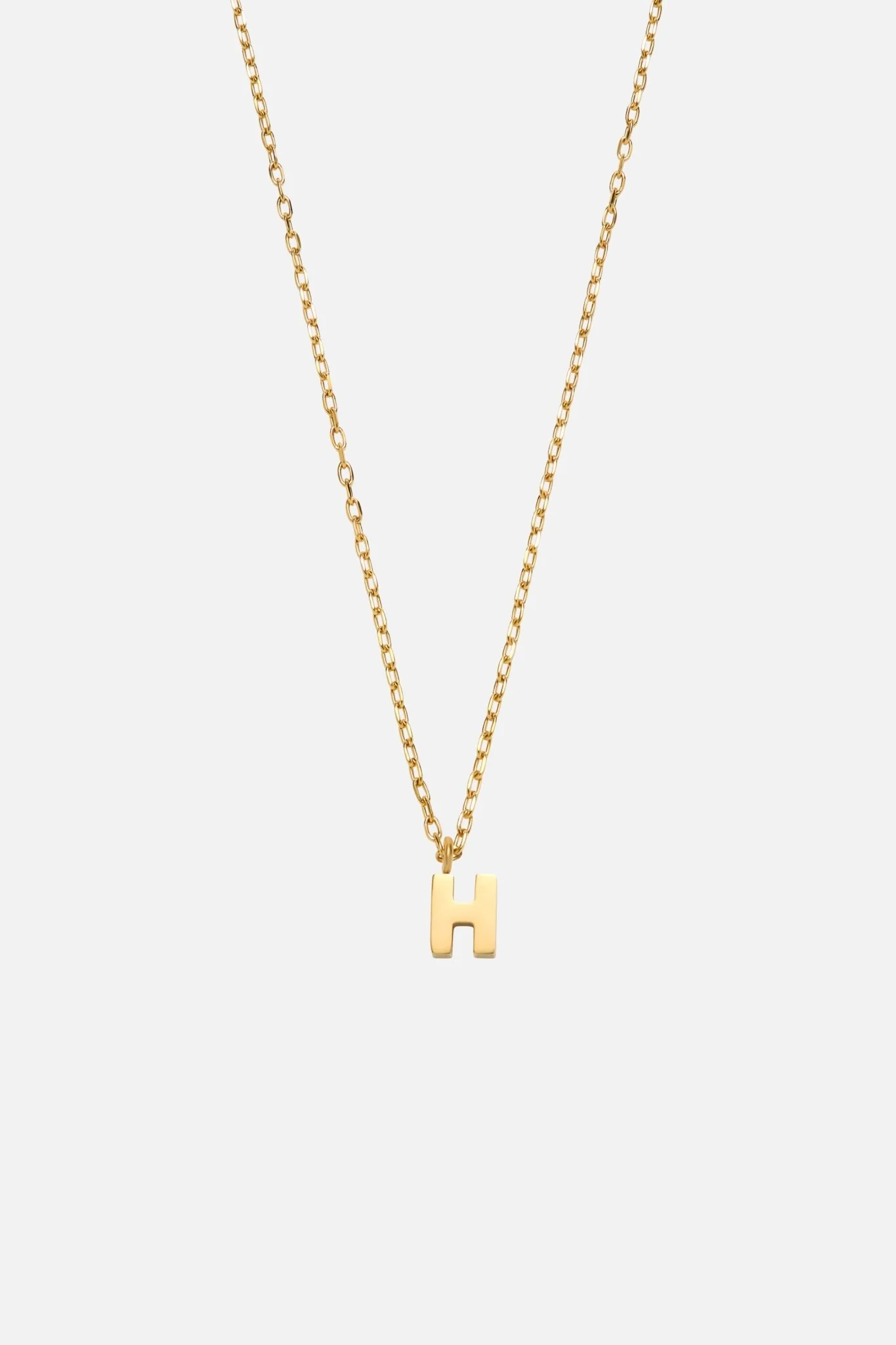 LETTER POLISHED NECKLACE (A-Z) - Image 17