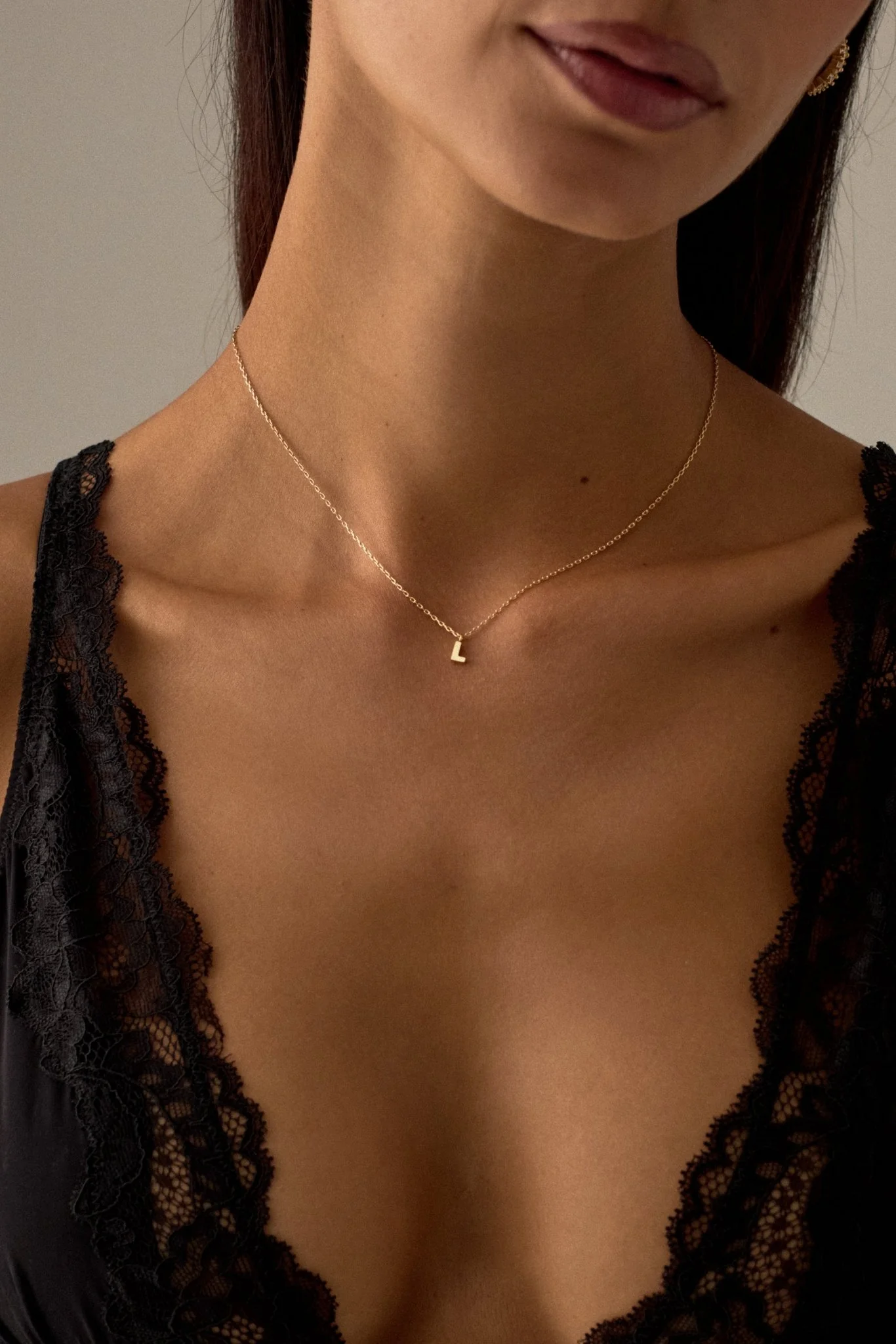 LETTER POLISHED NECKLACE (A-Z) - Image 18