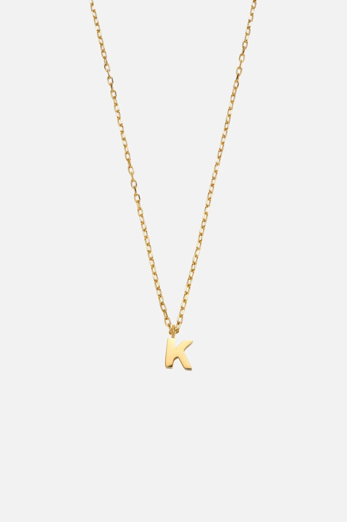 LETTER POLISHED NECKLACE (A-Z) - Image 19