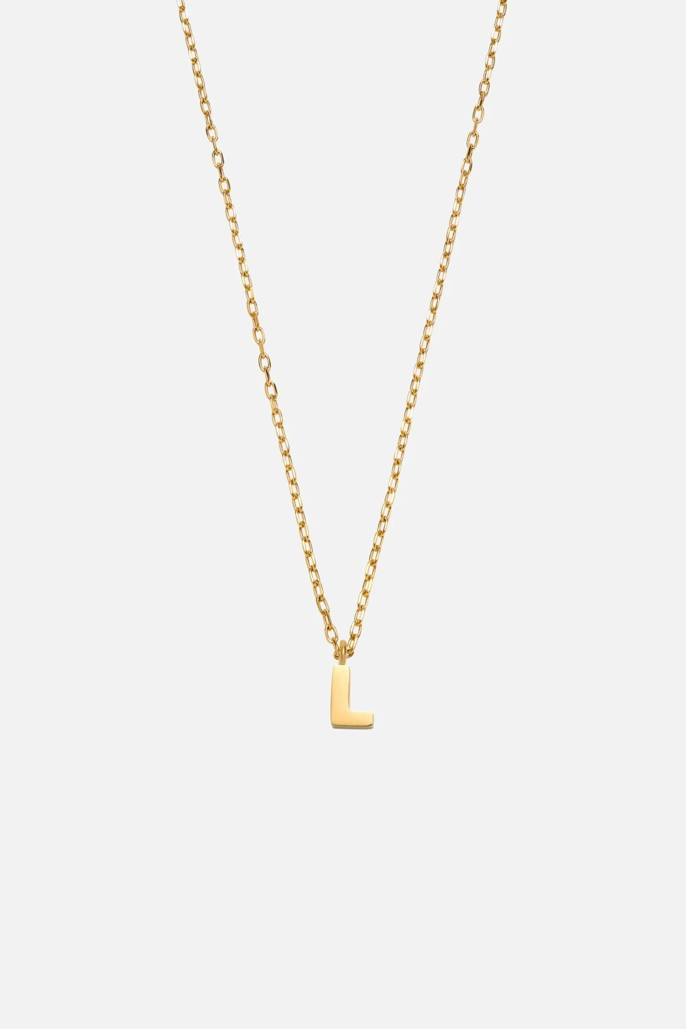 LETTER POLISHED NECKLACE (A-Z) - Image 21