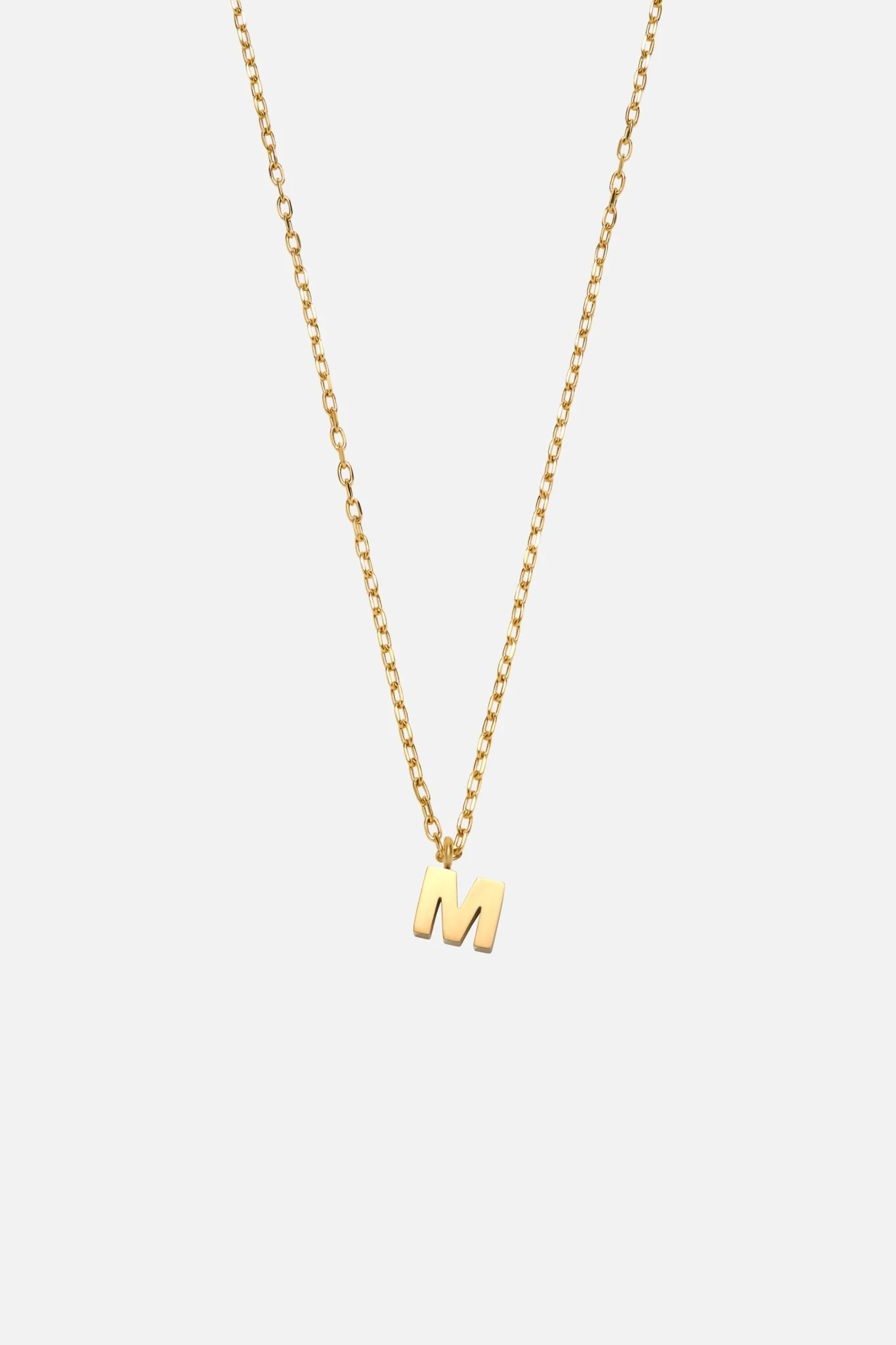 LETTER POLISHED NECKLACE (A-Z) - Image 23