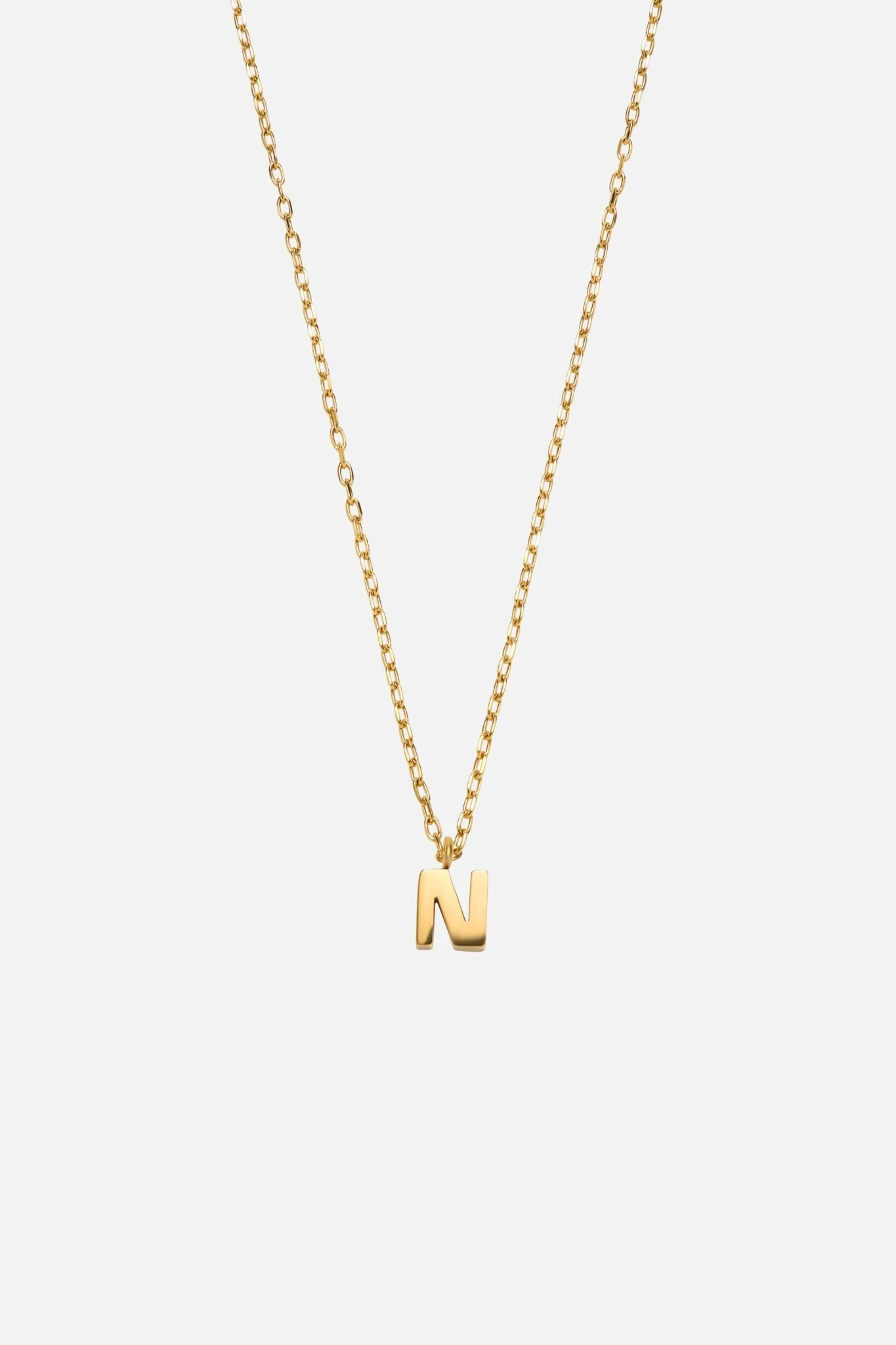LETTER POLISHED NECKLACE (A-Z) - Image 25