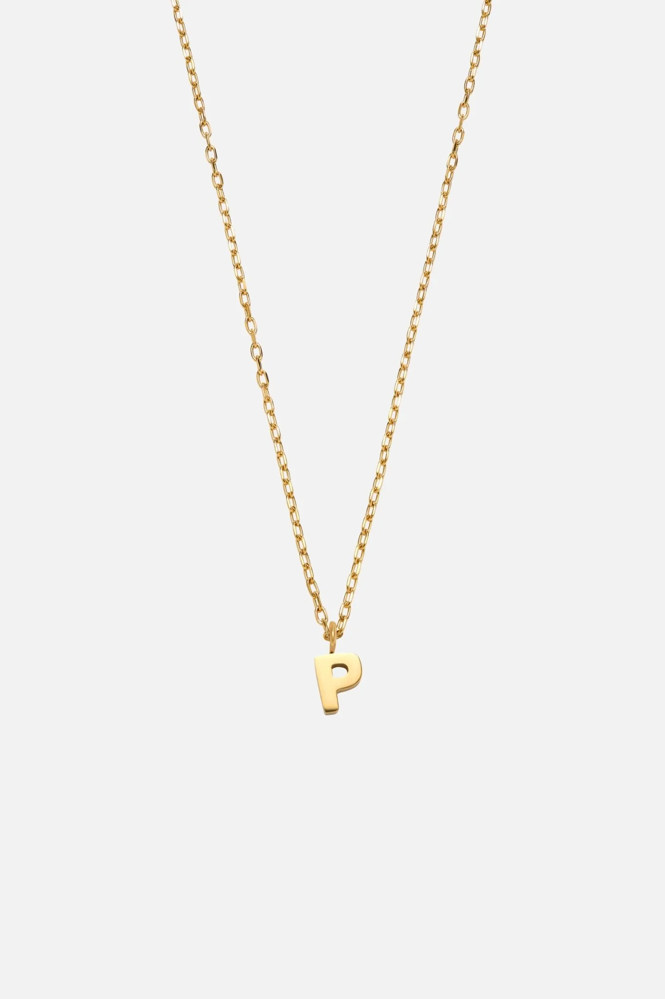 LETTER POLISHED NECKLACE (A-Z) - Image 28