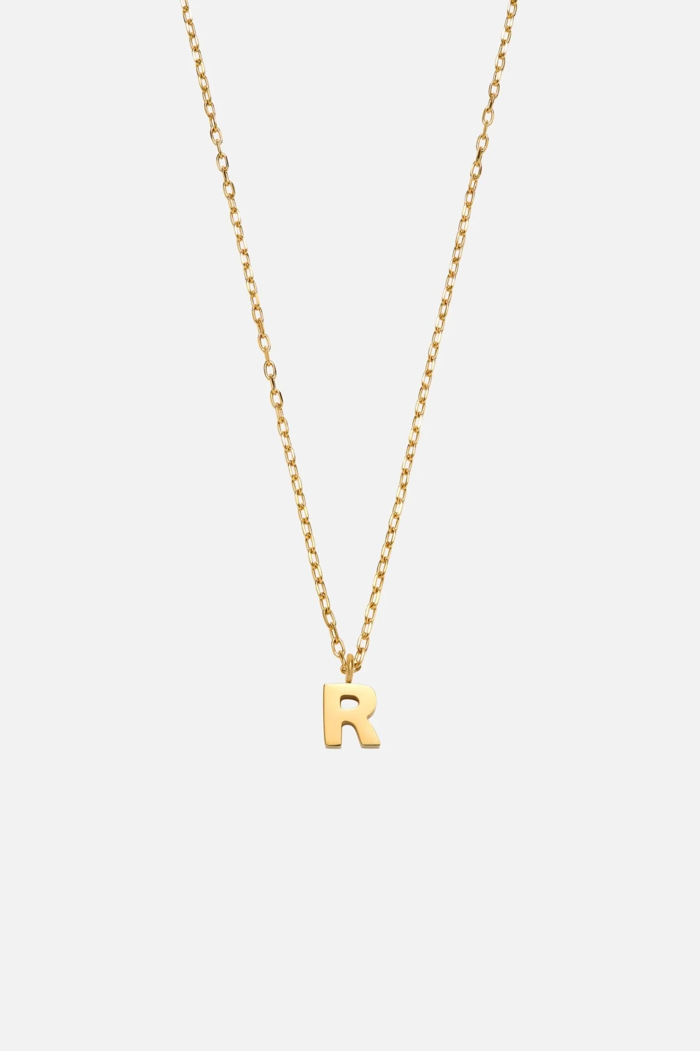 LETTER POLISHED NECKLACE (A-Z) - Image 30