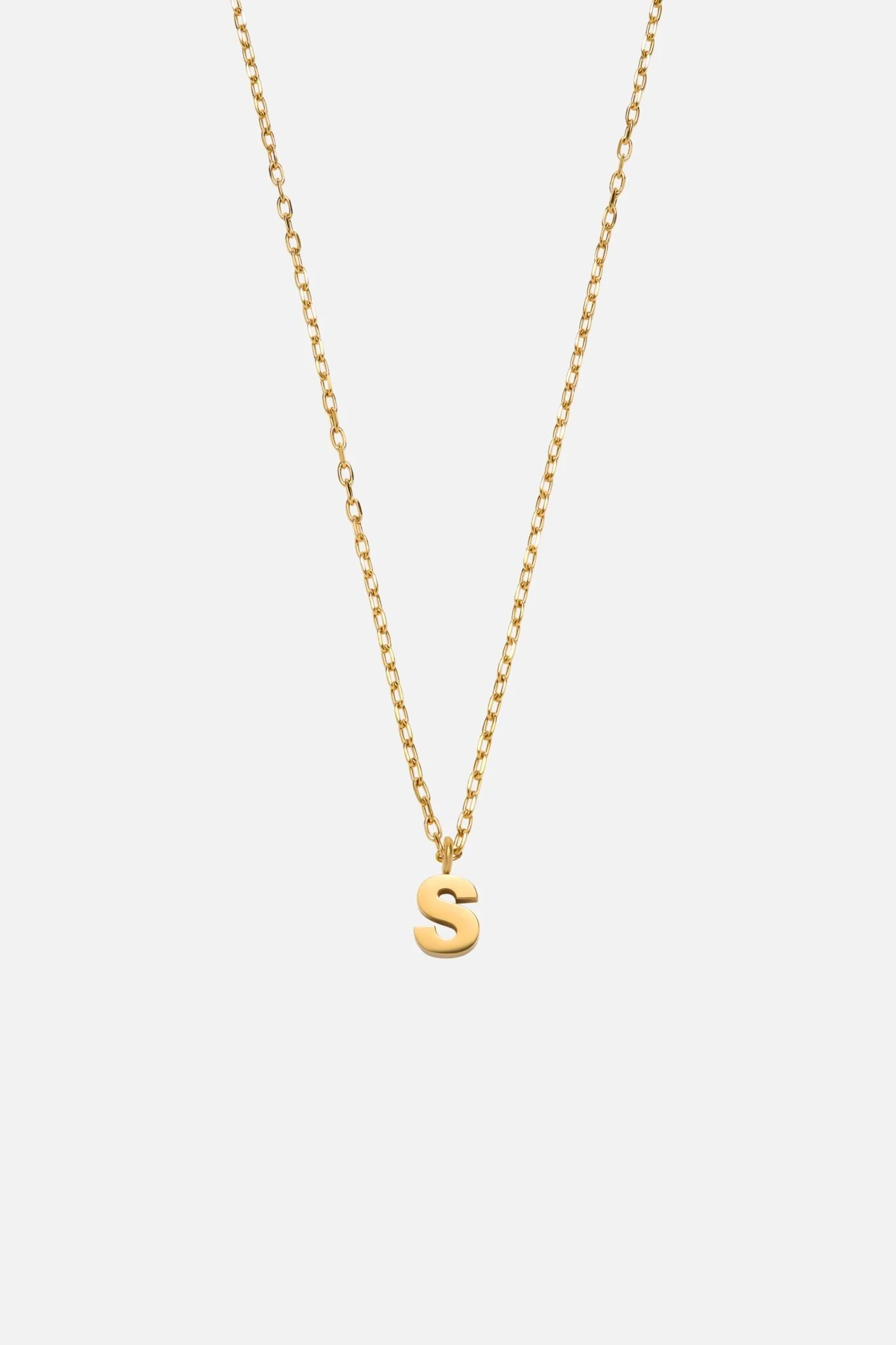 LETTER POLISHED NECKLACE (A-Z) - Image 31