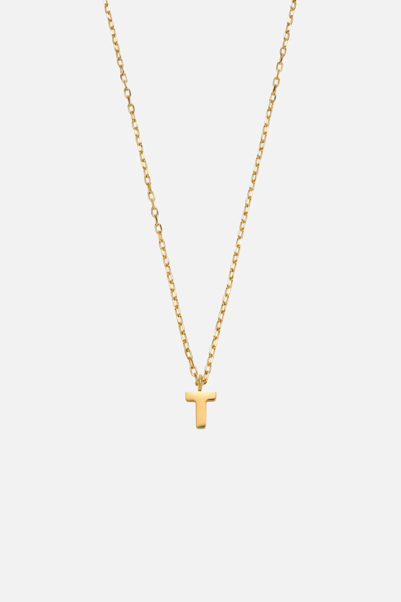 LETTER POLISHED NECKLACE (A-Z) - Image 32