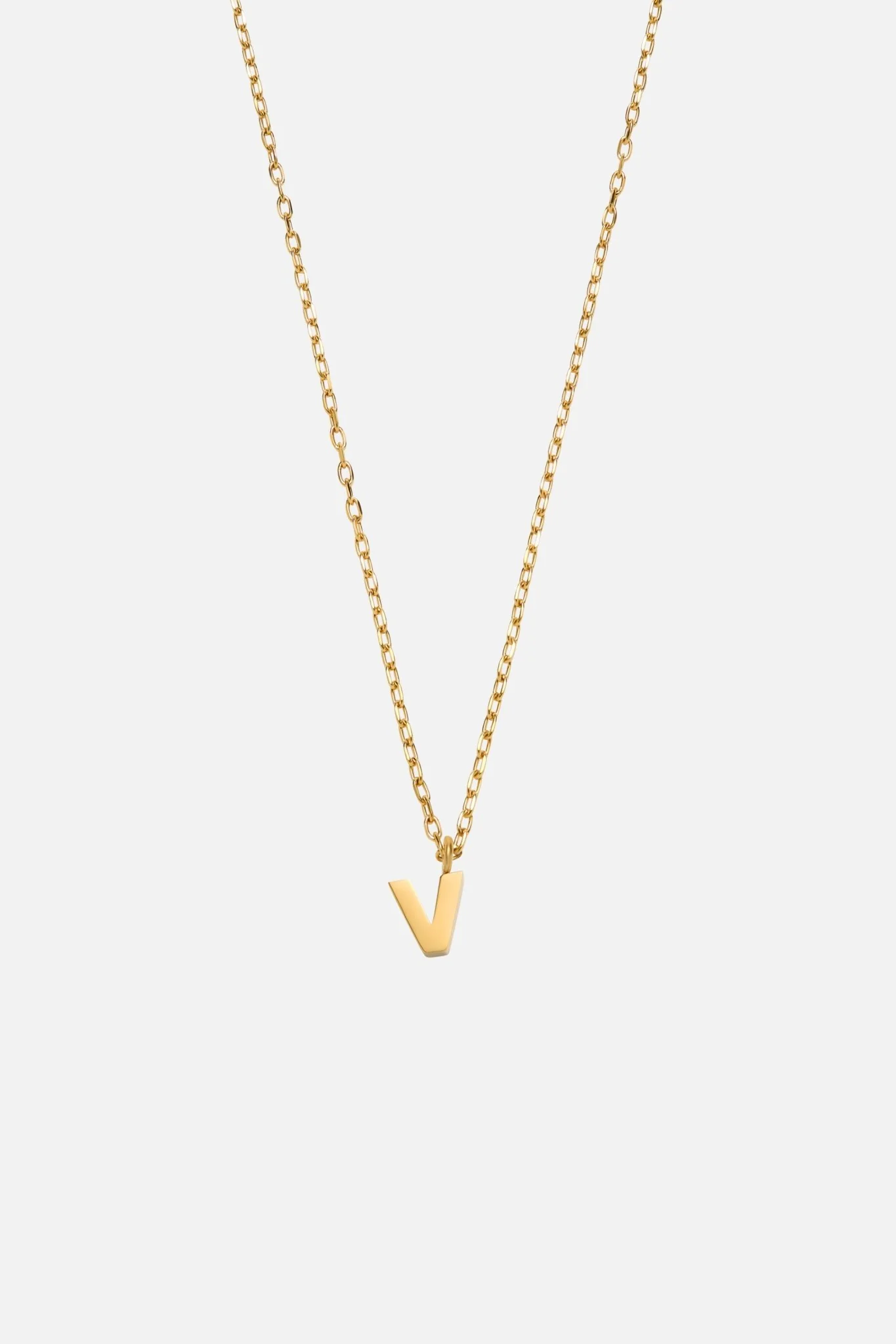 LETTER POLISHED NECKLACE (A-Z) - Image 34