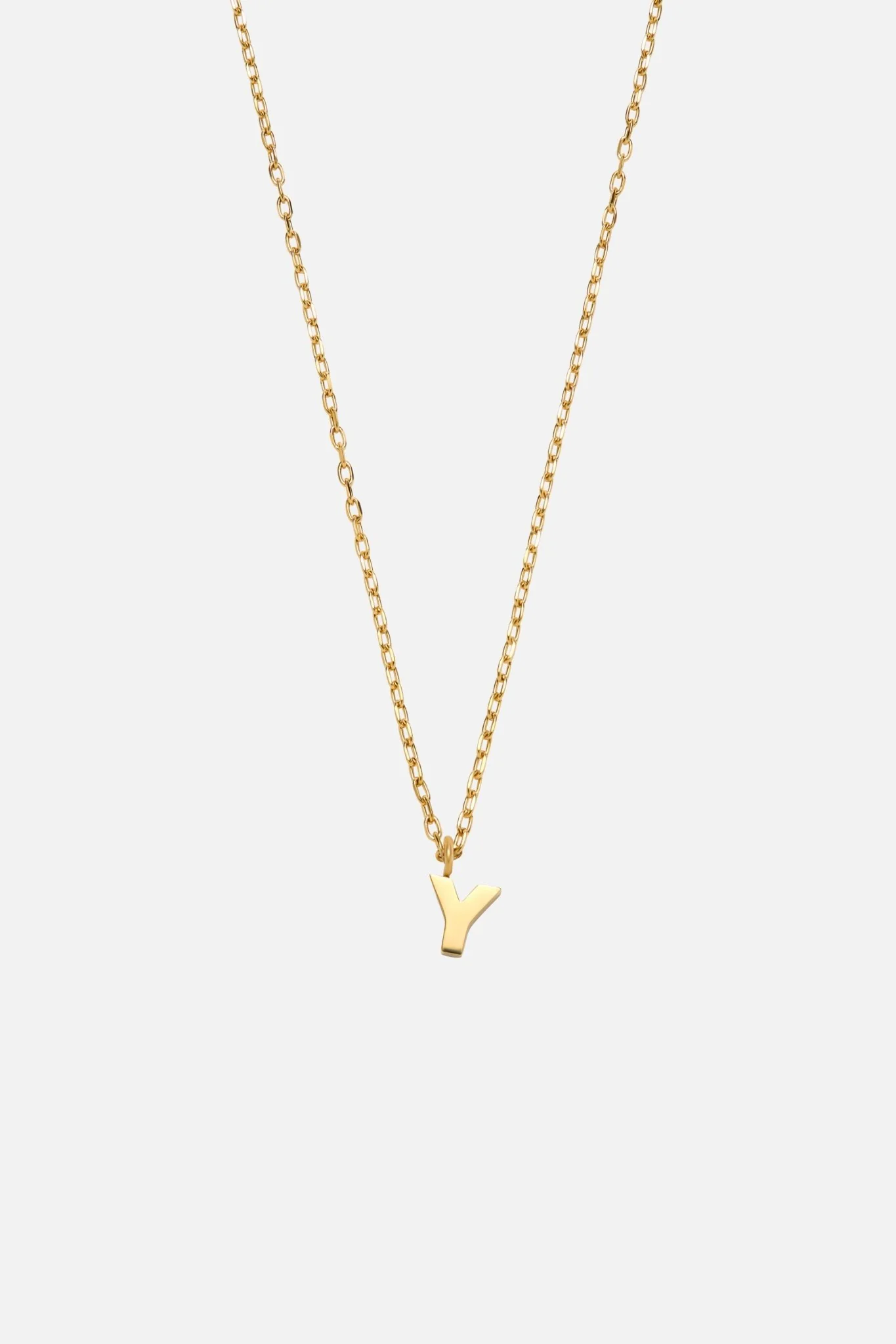 LETTER POLISHED NECKLACE (A-Z) - Image 37