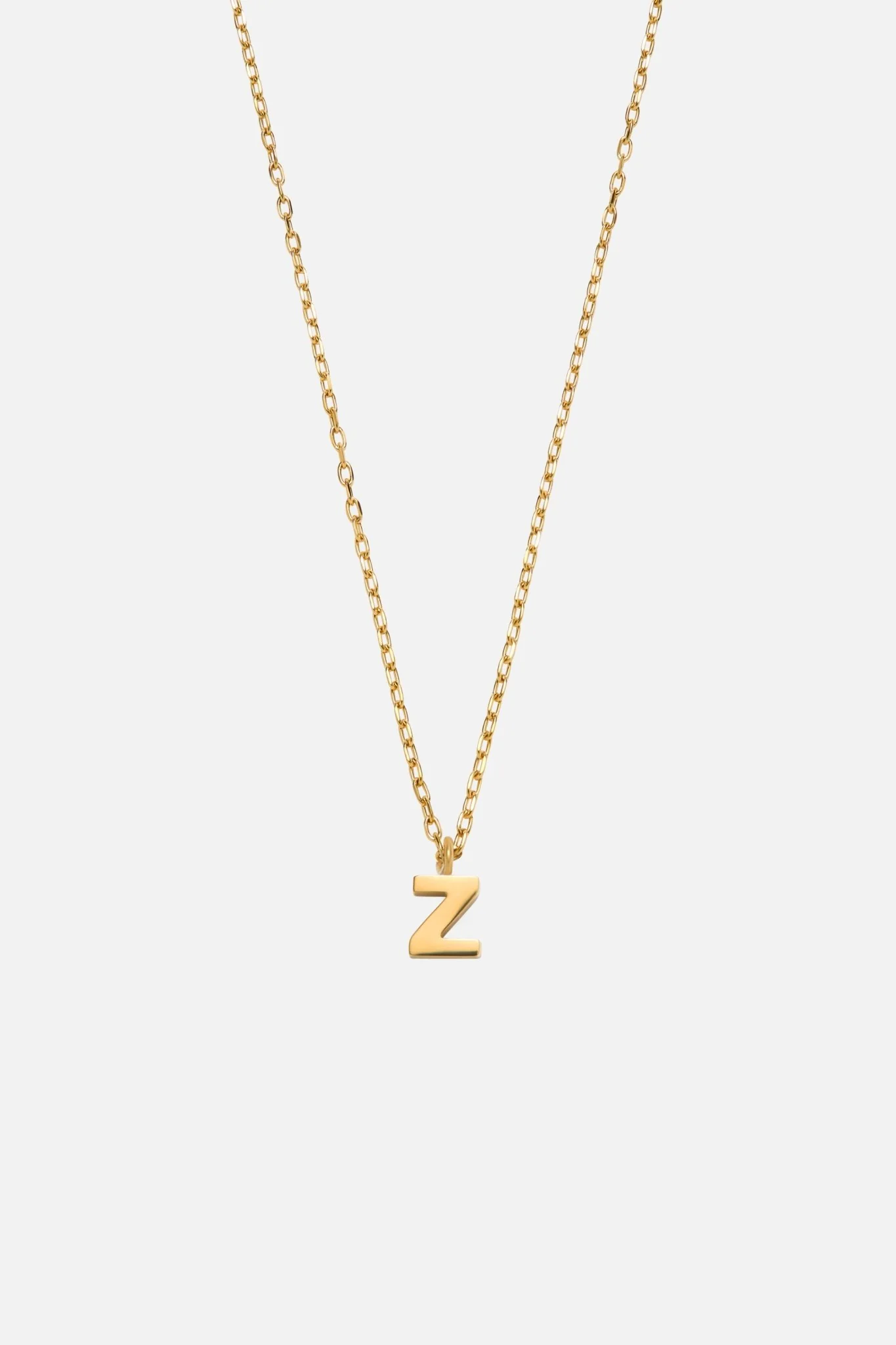 LETTER POLISHED NECKLACE (A-Z) - Image 38