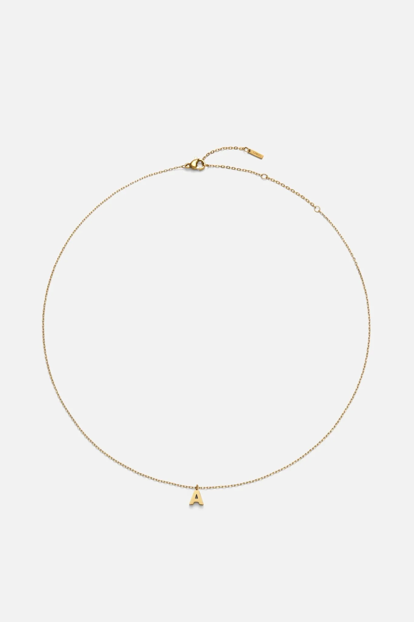 LETTER POLISHED NECKLACE (A-Z) - Image 39