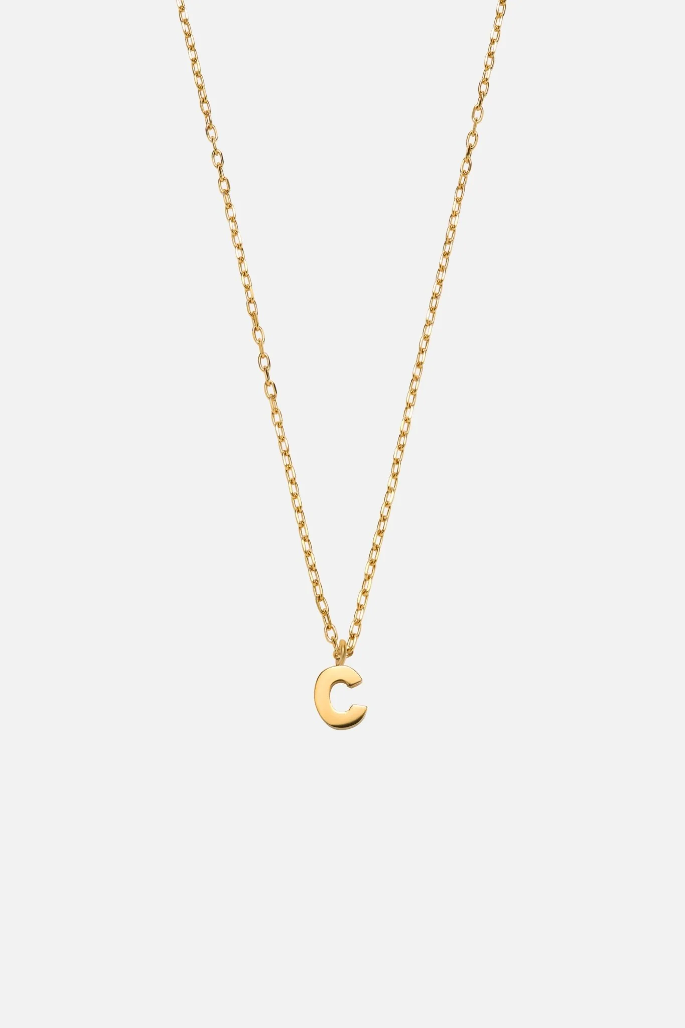LETTER POLISHED NECKLACE (A-Z) - Image 5