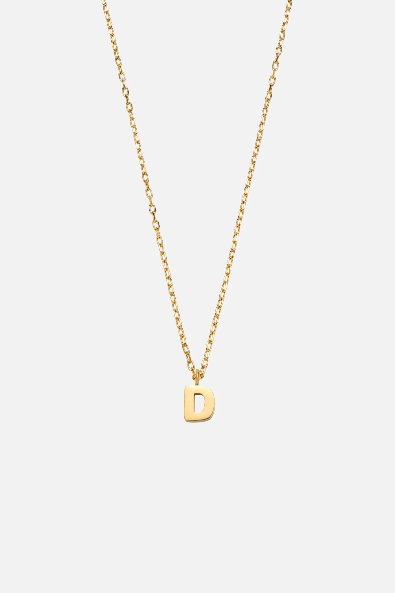 LETTER POLISHED NECKLACE (A-Z) - Image 7
