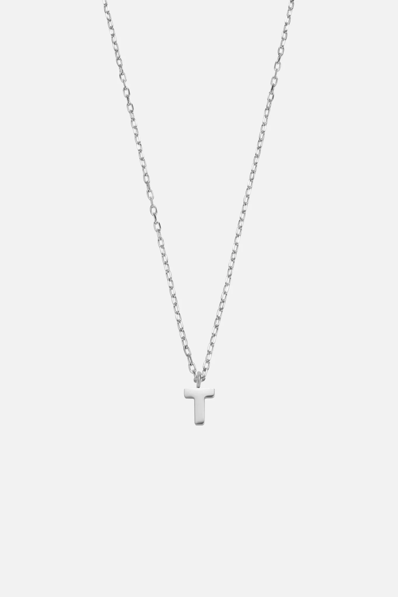 LETTER POLISHED NECKLACE (A-Z) - Image 29