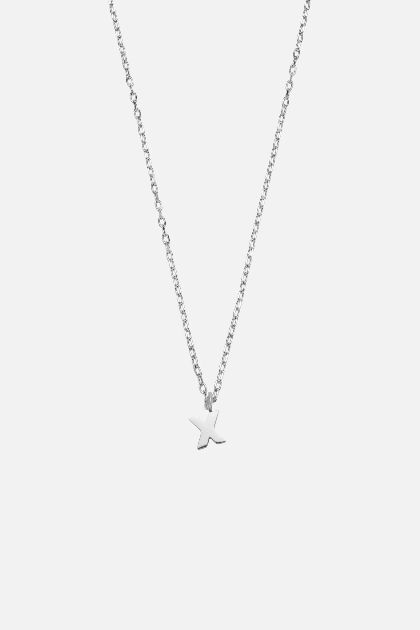LETTER POLISHED NECKLACE (A-Z) - Image 33