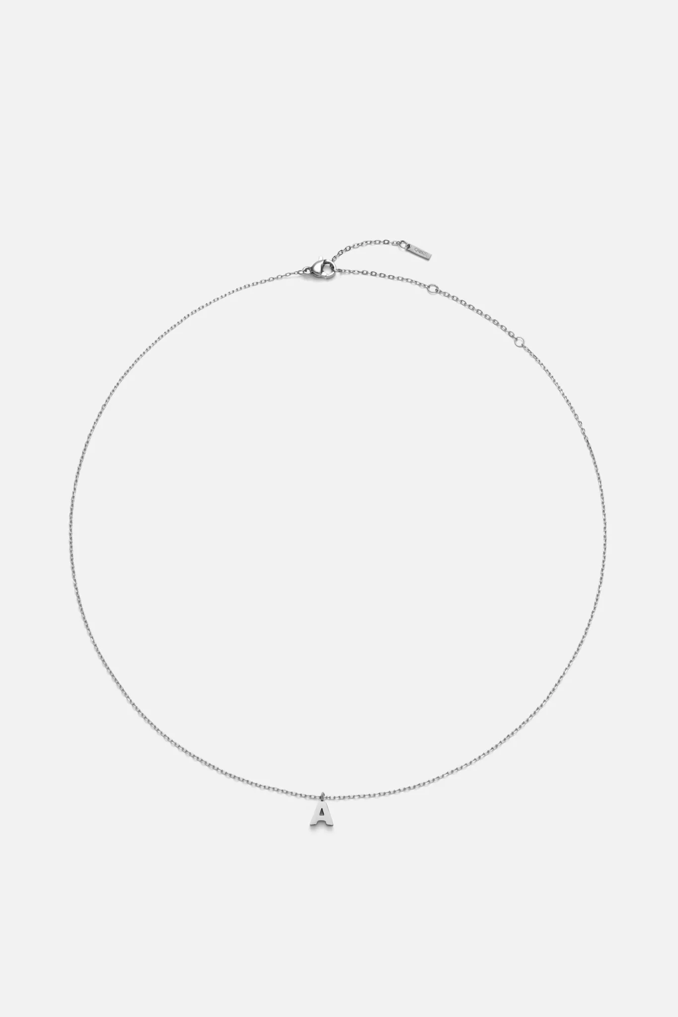 LETTER POLISHED NECKLACE (A-Z) - Image 36